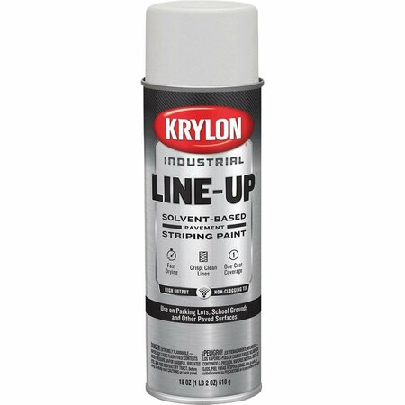 KRYLON Industrial 8300  SB Highway White Striping Paint K00830008